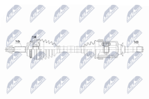 Приводний вал Lexus Rx300 03-08