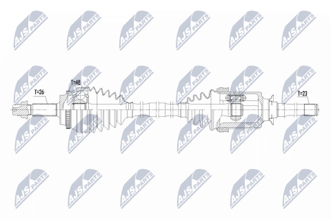 Приводной вал Lexus Rx300 03-08