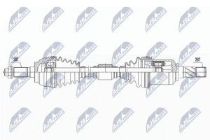 Приводной вал Mazda 3 2.0 09-14