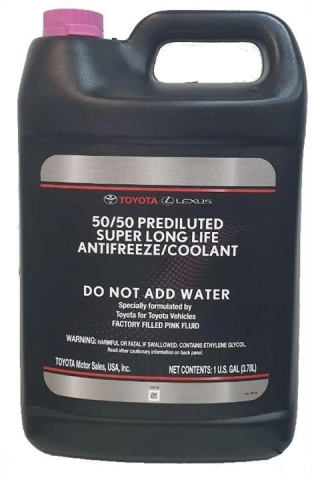 Антифриз TOYOTA Super Long Life Coolant -34°C рожевий, 3,8 літра