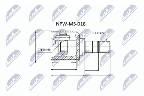 Шарнирный комплект, приводной вал Mitsubishi Galant Usa Ea3 Шарнирный комплект, приводной вал Mitsubishi Galant Usa Ea3