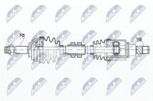 Приводний вал Nissan Micra Iv 1.2Dig-S 11-