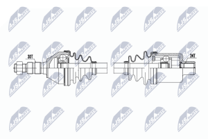 Приводний вал Opel Eng 1.9Cdti 150Km, 2.0T 240Km Astra H 04-, Zafira B 05-