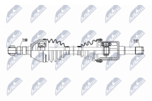 Приводний вал Opel Eng. 1.9Cdti 150Km Vectra C 04-, Signum 04-, Saab 9-3 04-, Cadillac Bls 06- Приводний вал Opel Eng. 1.9Cdti 150Km Vectra C 04-, Signum 04-, Saab 9-3 04-, Cadillac Bls 06-