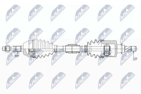Приводний вал Opel Meriva B 1.4 120Km 10- Приводний вал Opel Meriva B 1.4 120Km 10-