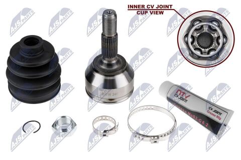 Комплект шарнірів, приводний вал Peugeot 2008 1.2Vti 13-18, Citroen C3Ii 1.2Vti,1.4 09-16, Ds3 1.4 09-, 1.2Vti 15-19 Комплект шарнірів, приводний вал Peugeot 2008 1.2Vti 13-18, Citroen C3Ii 1.2Vti,1.4 09-16, Ds3 1.4 09-, 1.2Vti 15-19