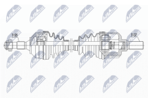 Приводний вал Peugeot 308 2.0Hdi 07-, 5008 1.6Hdi 10-17, 3008 2.0Hdi 09-16