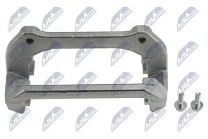 Кронштейн, гальмівний супорт Peugeot 407- 04-, 607 00-, Citroen C6 05-