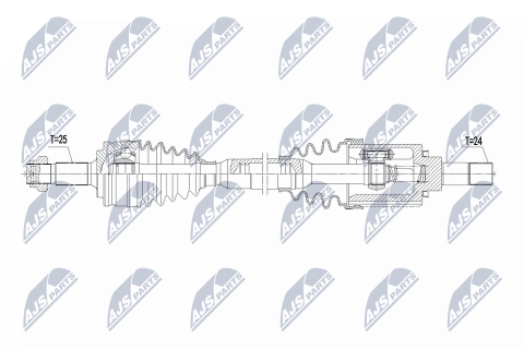 Приводний вал Peugeot E-2008 19-, Citroen E-C4 20-, E-C4X 22-, Opel Mokka-E 20-, Ds3,Crossback E-Tense 19-
