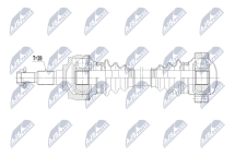 Приводний вал Porsche Boxster