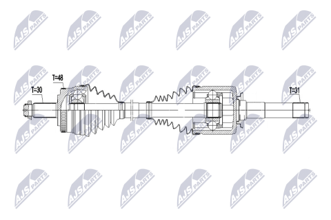 Приводний вал Range Rover L322 02-, Range Rover Sport L320 05- Приводний вал Range Rover L322 02-, Range Rover Sport L320 05-