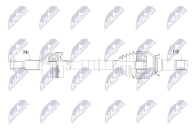 Приводний вал Range Rover Velar 17-, Jaguar F-Pace 15- Приводний вал Range Rover Velar 17-, Jaguar F-Pace 15-