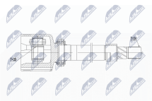 Комплект шарнірів, приводний вал Renault 1.5Dci Megane Iii-09-15, Scenic