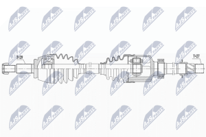 Приводний вал Renault Espace 1.6Tce200, 1.8Tc225 15-