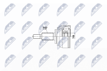 Комплект шарнірів, приводний вал Renault Latitude 2.0Dci,3.0Dci 11-