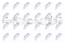 Приводний вал Renault Megane Iv 1.2Tce,1.5Dci 15- Приводний вал Renault Megane Iv 1.2Tce,1.5Dci 15-