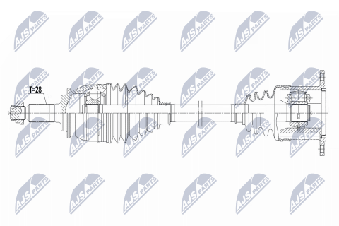 Приводний вал Suzuki Grand Vitara 2.4,3.2 Awd 09-