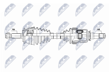 Приводной вал Toyota Auris 07-, Corolla 06-
