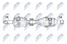 Приводний вал Toyota Avensis T27 2.0D-4D 08-18