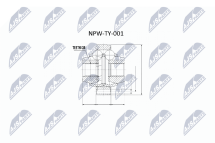 Шарнирный комплект, приводной вал Toyota Camry Sxv10 Шарнирный комплект, приводной вал Toyota Camry Sxv10
