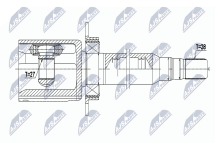 Комплект шарнірів, приводний вал Volvo S60Ii