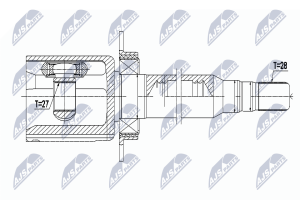 Шарнирный комплект, приводной вал Volvo S60Ii