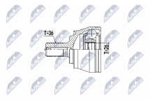 Комплект шарнірів, приводний вал Volvo V40, V40 Cross Country 12-