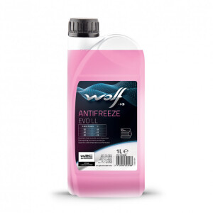 Антифриз WOLF ANTIFREEZE EVO LL (концентрат) рожевий, 1 літр