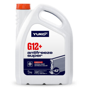Антифриз YUKO Super G12+ червоний (-42), 5 літрів