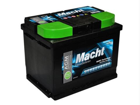 Акумулятор Macht AGM 60 Ah (680 A; 242X175X190) Акумулятор Macht AGM 60 Ah (680 A; 242X175X190)