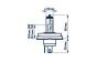 Автолампа Narva Halogen R2 12V 45/40W P45t-4, фото 1 - интернет-магазин Auto-Mechanic