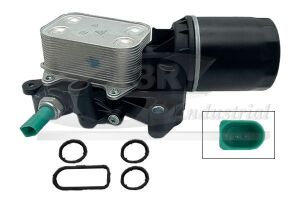 Масляний радіатор (з корпусом масляного фільтра) Audi A1 Seat Ibiza Skoda Fabia, Rapid VW Polo 1.4D 02.14-