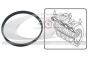 Прокладка коллектора IN VW GOLF 1.2/1.4TSI 08-, PASSAT 1.4TSI 10- SKODA OCTAVIA 1.2/1.4TSI 1.6FSI 08- AUDI A3 1.2/1.4TSI, фото 1 - интернет-магазин Auto-Mechanic