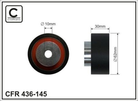 Ролик паска приводного Citroen C5,C8,JumperPeugeot 406,607,Boxer 2.0HDi, 2.2HDI/JTD 02.00- (62x10x30)