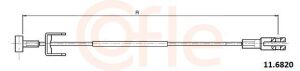 Трос ручного гальма (коротка база)(середина) Opel Vivaro B 1.6D 06.14-