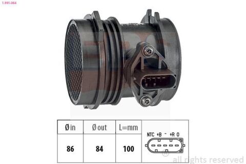 Витратомір повітря DB W202W210R129/230 -97 Витратомір повітря DB W202W210R129/230 -97