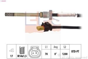 Датчик температуры выпускных газов MB OM 646.962/OM 646.963