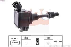 Котушка запалювання Citroen C1 1.0 14- /Peugeot 108 1.0 14- /Toyota Aygo 14-/Yaris 1.0 18-