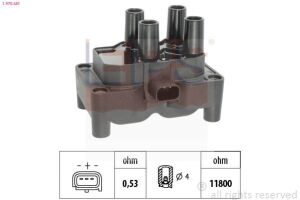 Котушка запалювання Ford Fiesta, Focus, Fusion 1.25-1.6 08.02-// Volvo C30/V40/V50 1.6 05-