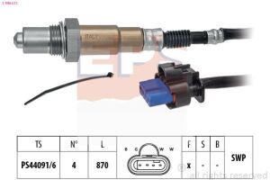 Лямбда-зонд (4-х конт.) Ford Fiesta VII 1.1Ti-VCT 17-/Focus IV 1.5Ti-VCT 18- 