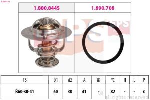 Термостат Hyunday Genesis 3.8/Toyota Hiace/LC Prado 90/120 2.5D/3.0D/4.0