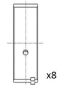Вкладиші шатунні (020") Alfa Romeo/Fiat Bravo/Palio/Punto/500/Lancia Musa 1.1/1.2/1.4 93-, фото 1 - інтерент-магазин Auto-Mechanic
