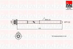 Винт ГБЦ Комплект OPEL ASTRA 1.4 09-20, INSIGNIA 11-17, ZAFIRA 11- CHEVROLET CRUZE Винт ГБЦ Комплект OPEL ASTRA 1.4 09-20, INSIGNIA 11-17, ZAFIRA 11- CHEVROLET CRUZE