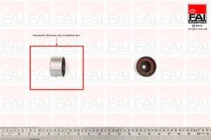 Ролик паска приводного FIAT DOBLO 1.6/1.9 01- OPEL ASTRA 1.9 05-15 JEEP RENEGADE 1.6CRDIi 14-