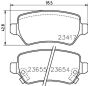 Гальмівнi колодки дисковi зад. Opel Astra G 98-, Meriva 03-, фото 4 - интернет-магазин Auto-Mechanic