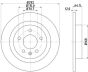 Гальмівний диск Opel Astra, Zafira, 10-, фото 4 - интернет-магазин Auto-Mechanic