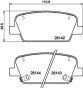 Гальмівні колодки дискові Hyundai Santa Fe 2.0D/2.2D/2.4 07.18-, фото 1 - интернет-магазин Auto-Mechanic