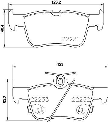 Гальмівні колодки Ford Galaxy, Mondeo V, S-Max Ford Usa Fusion Lincoln Mkz 1.0-3.5 09.06- Гальмівні колодки Ford Galaxy, Mondeo V, S-Max Ford Usa Fusion Lincoln Mkz 1.0-3.5 09.06-
