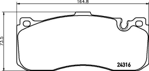 Гальмівні колодки дискові передні BMW 1 (E81), 1 (E82), 1 (E87), 1 (E88), 3 (E90), 3 (E91), 3 (E92), 3 (E93) 1.6-3.0D 06.04-12.13 Гальмівні колодки дискові передні BMW 1 (E81), 1 (E82), 1 (E87), 1 (E88), 3 (E90), 3 (E91), 3 (E92), 3 (E93) 1.6-3.0D 06.04-12.13