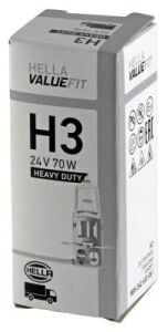 Лампа 24V H3 70W PK22s VALUEFIT